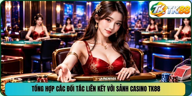 Tổng hợp các đối tác liên kết với sảnh casino TK88