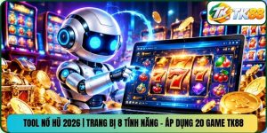 Tool Nổ Hũ 2026 | Trang Bị 8 Tính Năng - Áp Dụng 20 Game TK88